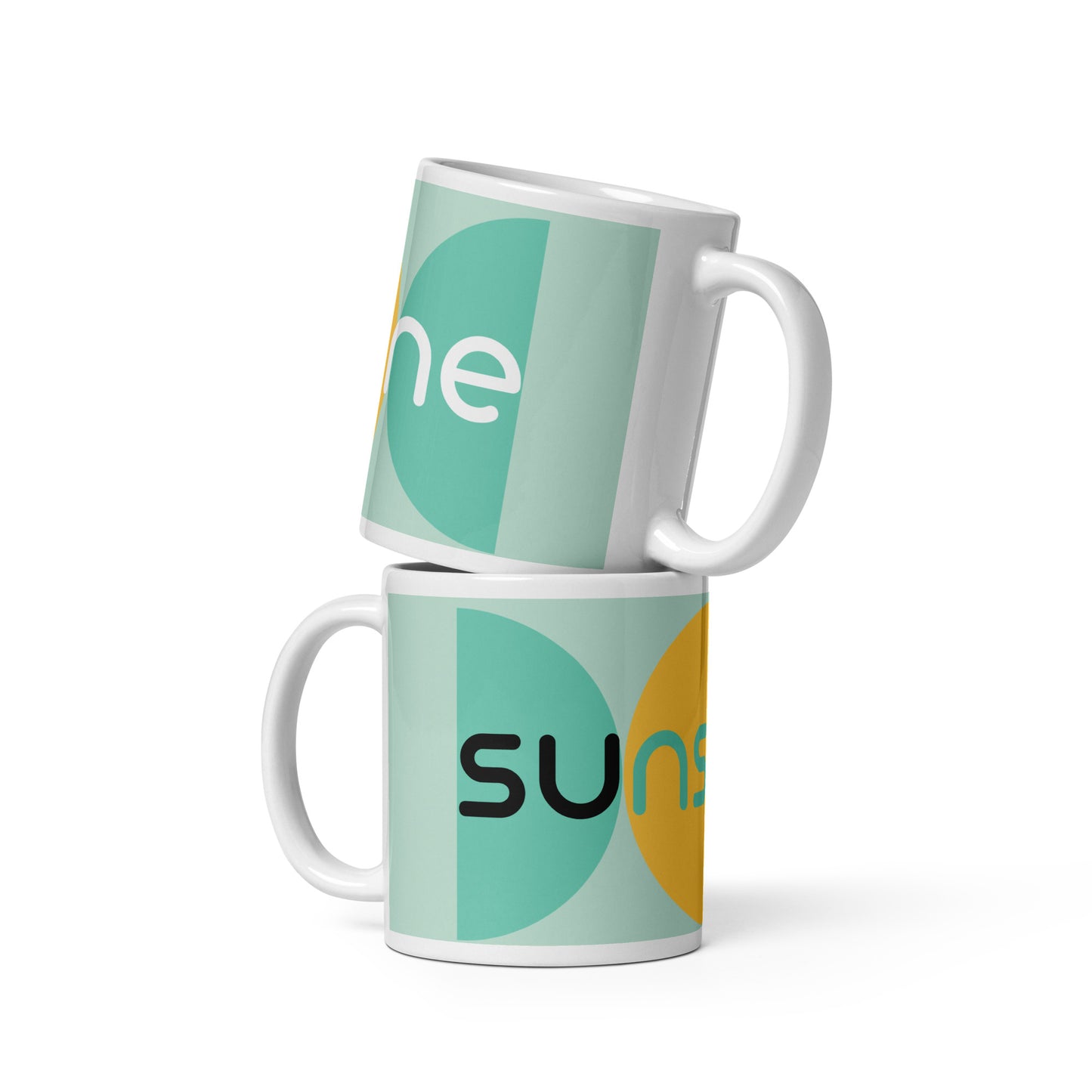 Sunshine Duo Band - Candy - White Glossy Mug
