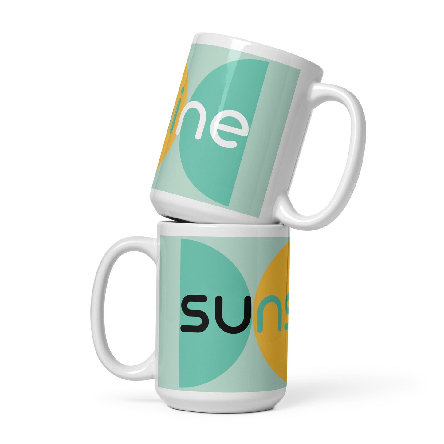 Sunshine Duo Band - Candy - White Glossy Mug